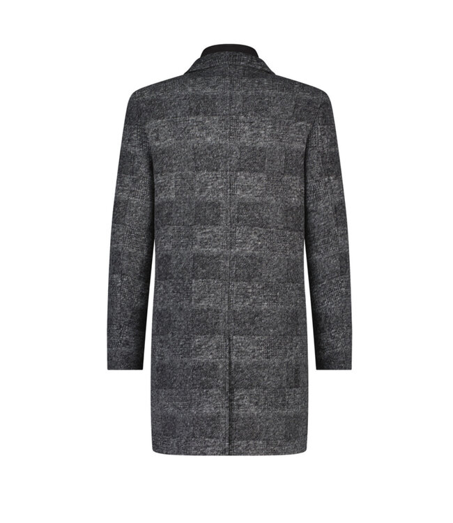 Grey Check Overcoat