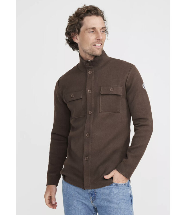 Brown Edwin Shirt Jacket
