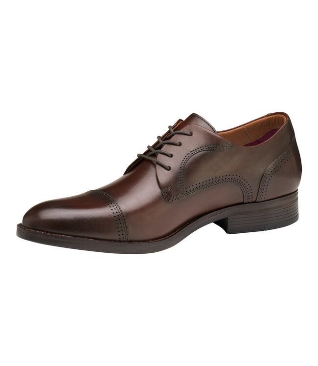 Mahogany Hawthorn Cap Toe Shoes