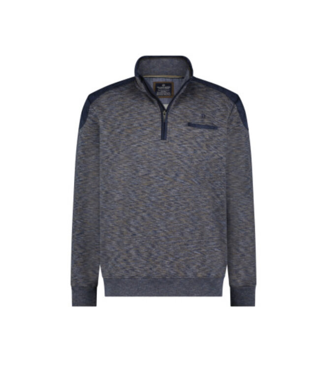 Navy Twisted Colours 1/4 Zip