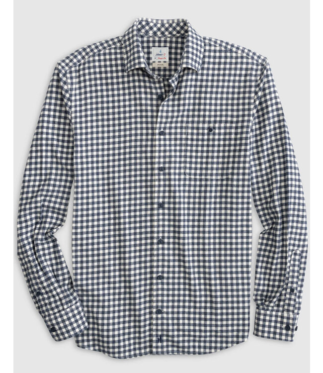 Modern Fit Navy Gingham Hyat Shirt