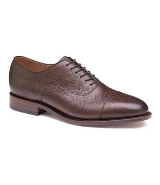 JOHNSTON & MURPHY Melton Mahogany Scotch Grain Shoes