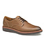 JOHNSTON & MURPHY Tan Oiled Upton Plain Toe Shoes