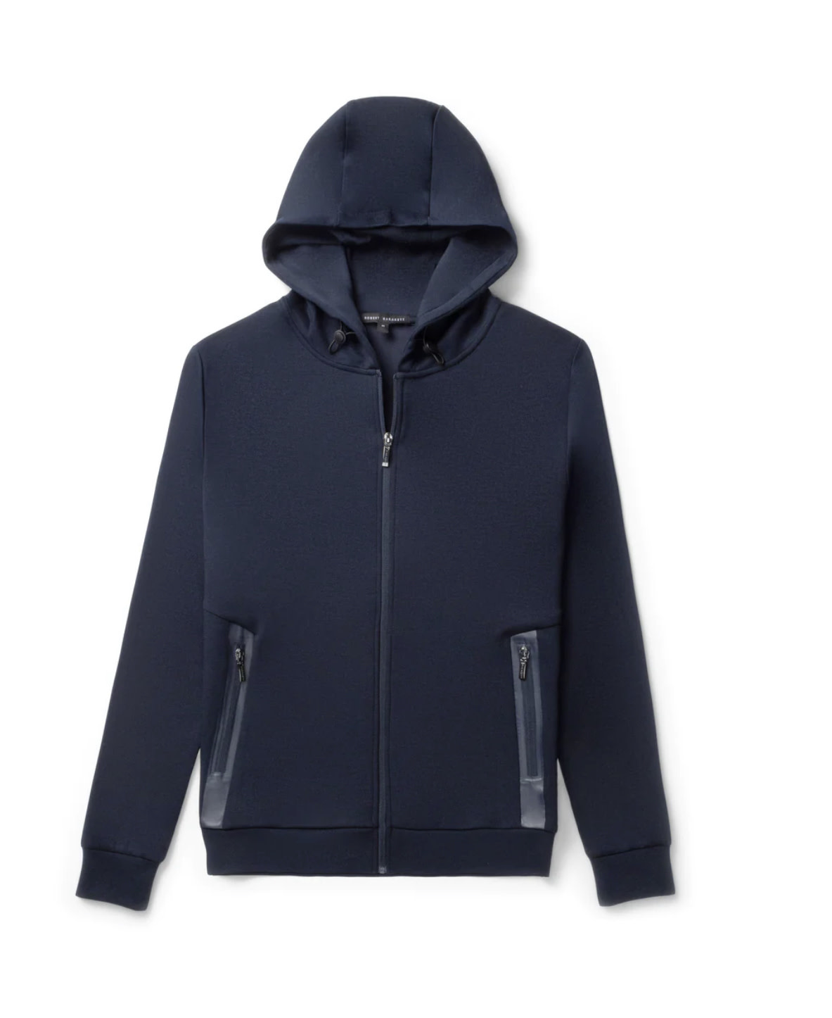Plain blue shop zip up hoodie