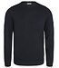 BRUUN & STENGADE Navy Halfdan Crew Neck Sweater