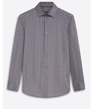 BUGATCHI Modern Fit Multi Coloured Dots Shirt