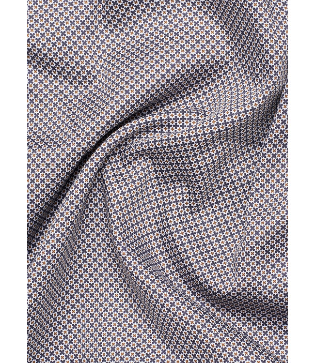 Slim Fit Navy Brown Shirt