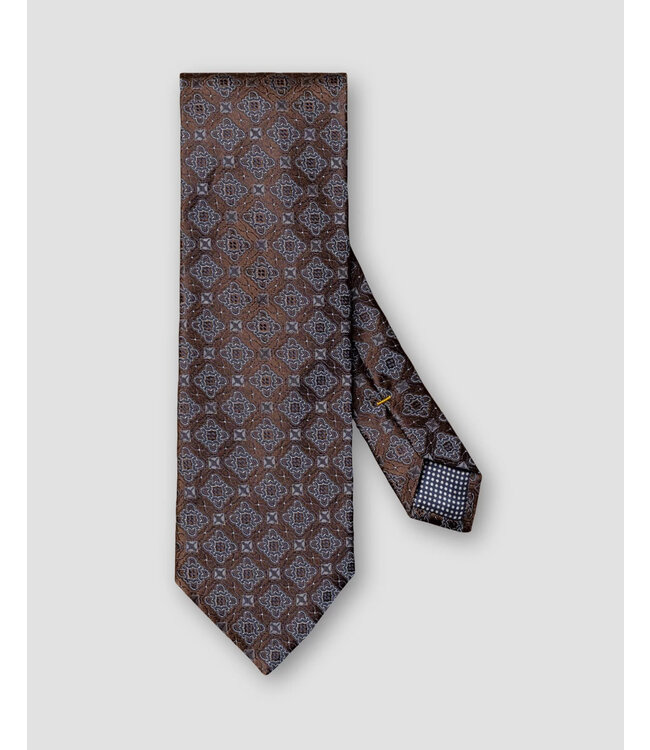 Brown Blue Tie
