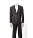 COPPLEY Classic Fit Black Grey Basketweave Pattern Suit