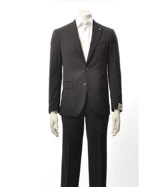 JACK VICTOR Slim Fit Black Neat Suit