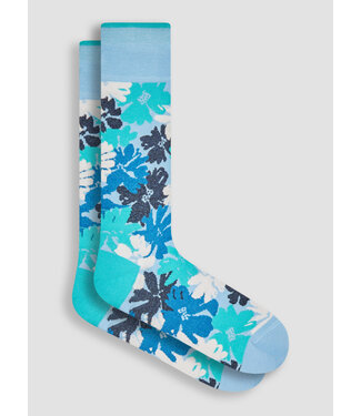 BUGATCHI Mint Floral Socks