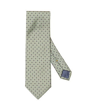 ETON Light Green Micro Floral Tie