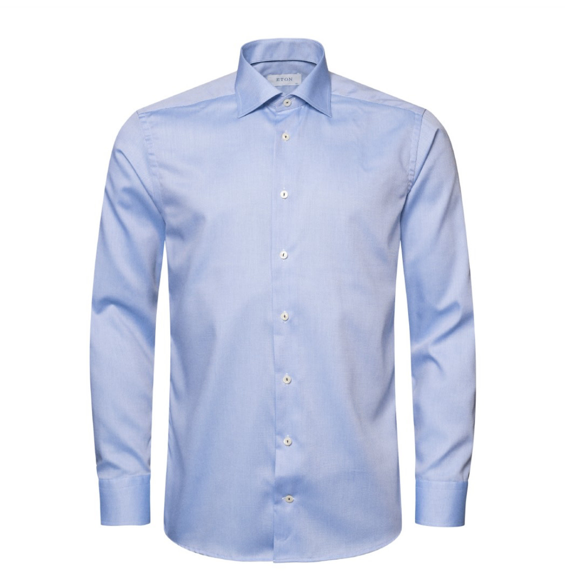 Modern Fit Blue Stripe Oxford Shirt - Benjamin's Menswear