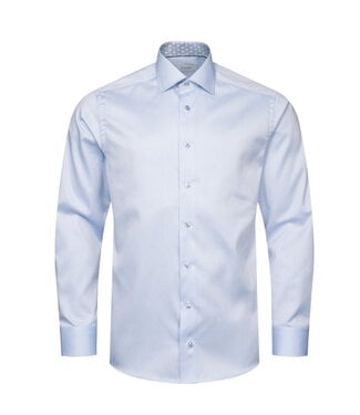 ETON Modern Fit Blue with Geometric Trim Shirt