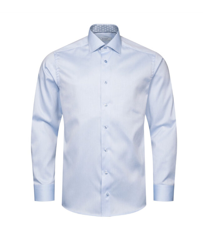 Modern Fit Blue with Geometric Trim Shirt