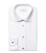 ETON Slim Fit White Semi Solid Twill Shirt