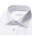 Slim Fit White Semi Solid Twill Shirt