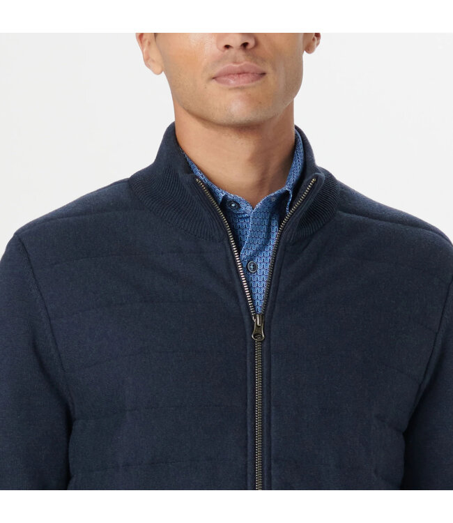 Navy Caviar Full Zip