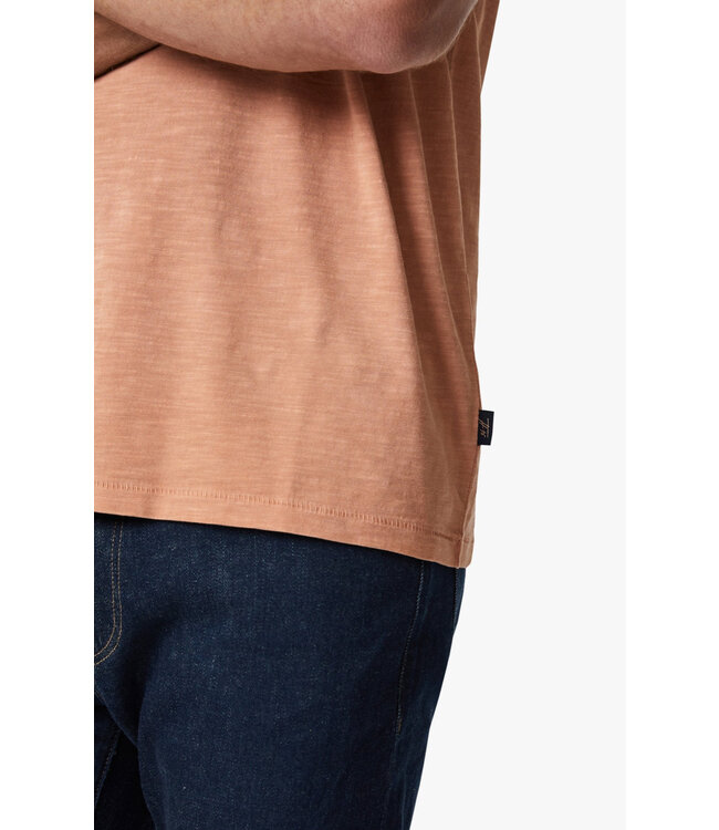 Melon Slub Crew Neck T-Shirt