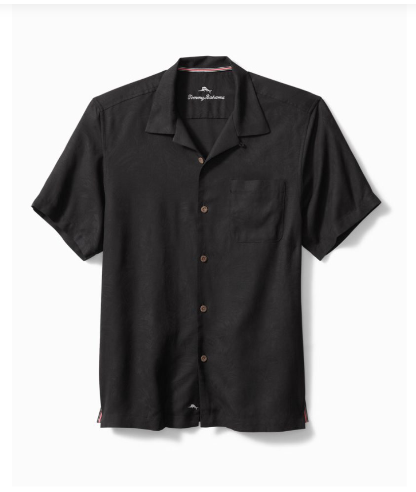 Tommy bahama black shirt clearance