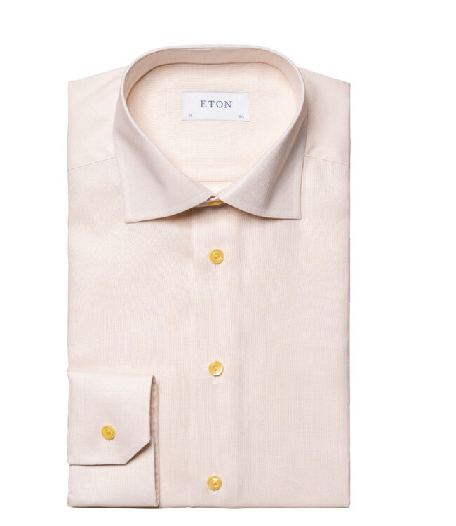 Modern Fit Yellow Dress Shirt