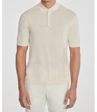 JACK VICTOR Ecru Polo Sweater Polo