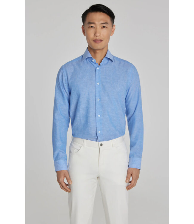 Modern Fit Blue Shirt