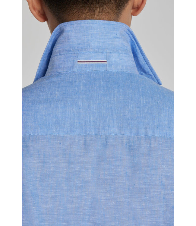 Modern Fit Blue Shirt