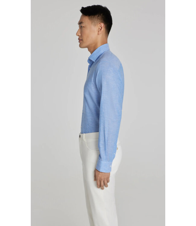 Modern Fit Blue Shirt