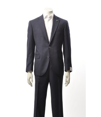 JACK VICTOR Modern Fit Navy Neat Check Suit