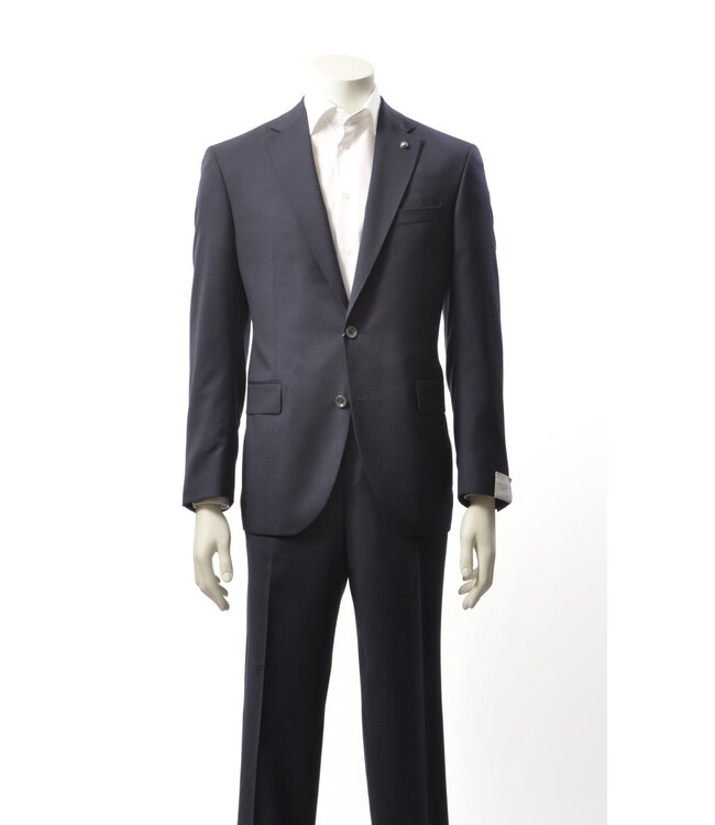 Modern Fit Navy Neat Check Suit
