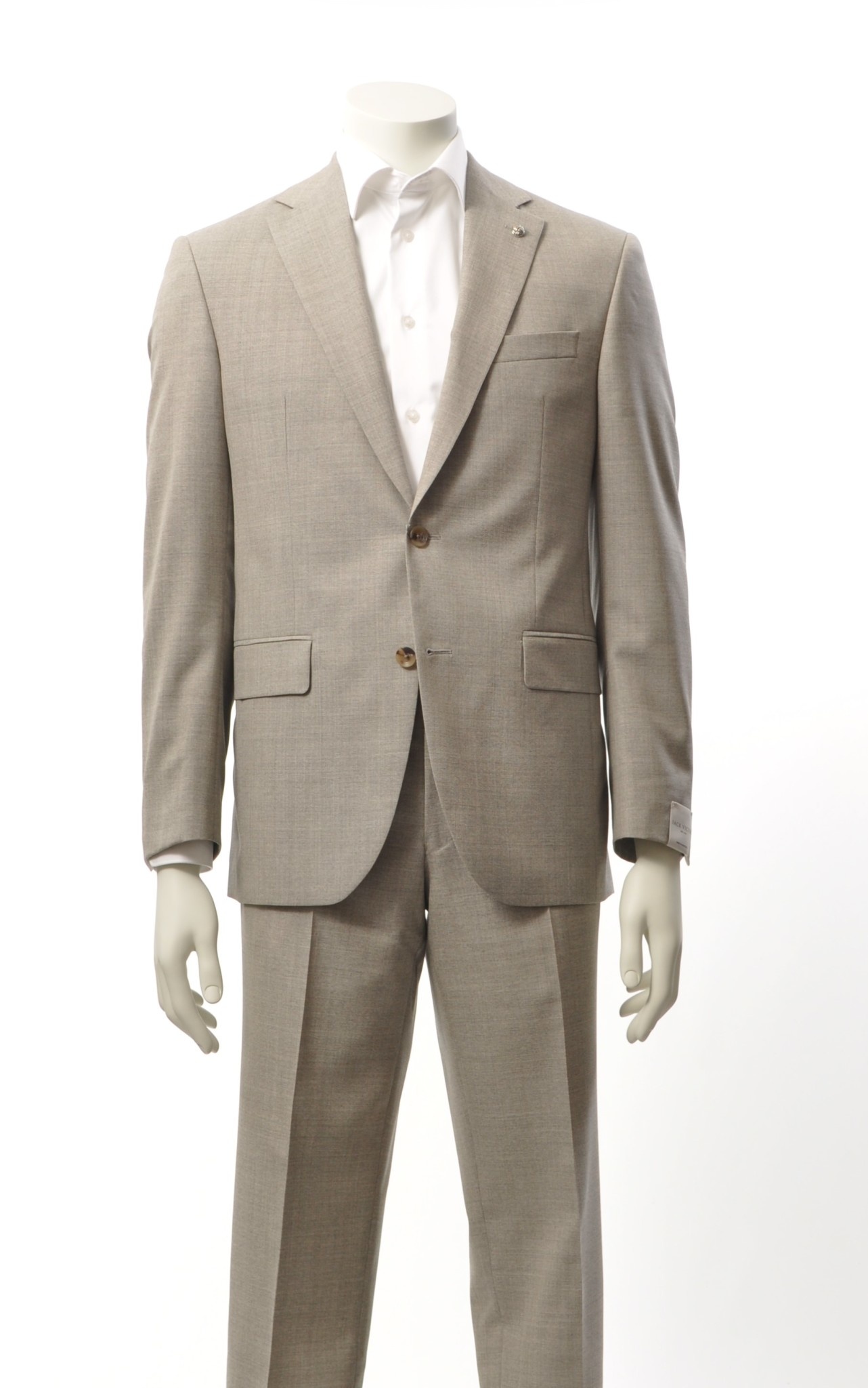 COPPLEY Modern Fit Attivo Grey Plaid Suit