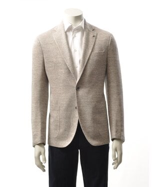 JACK VICTOR Modern Fit Tan Textured Sport Coat