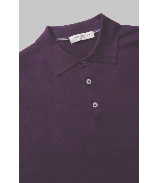 Plum Polo Sweater