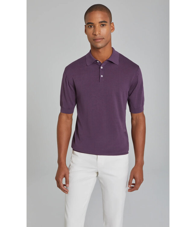 Plum Polo Sweater