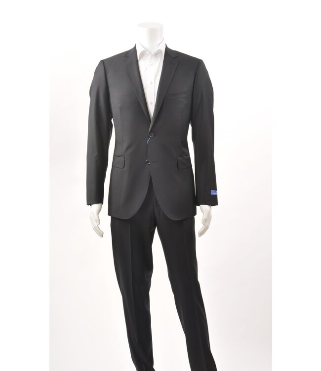Modern Fit Black Super 100's Suit