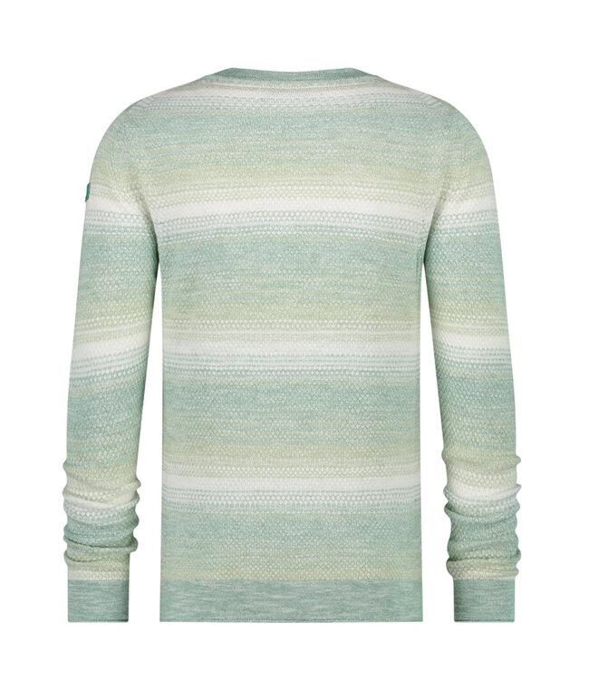 Green Space Dye Sweater