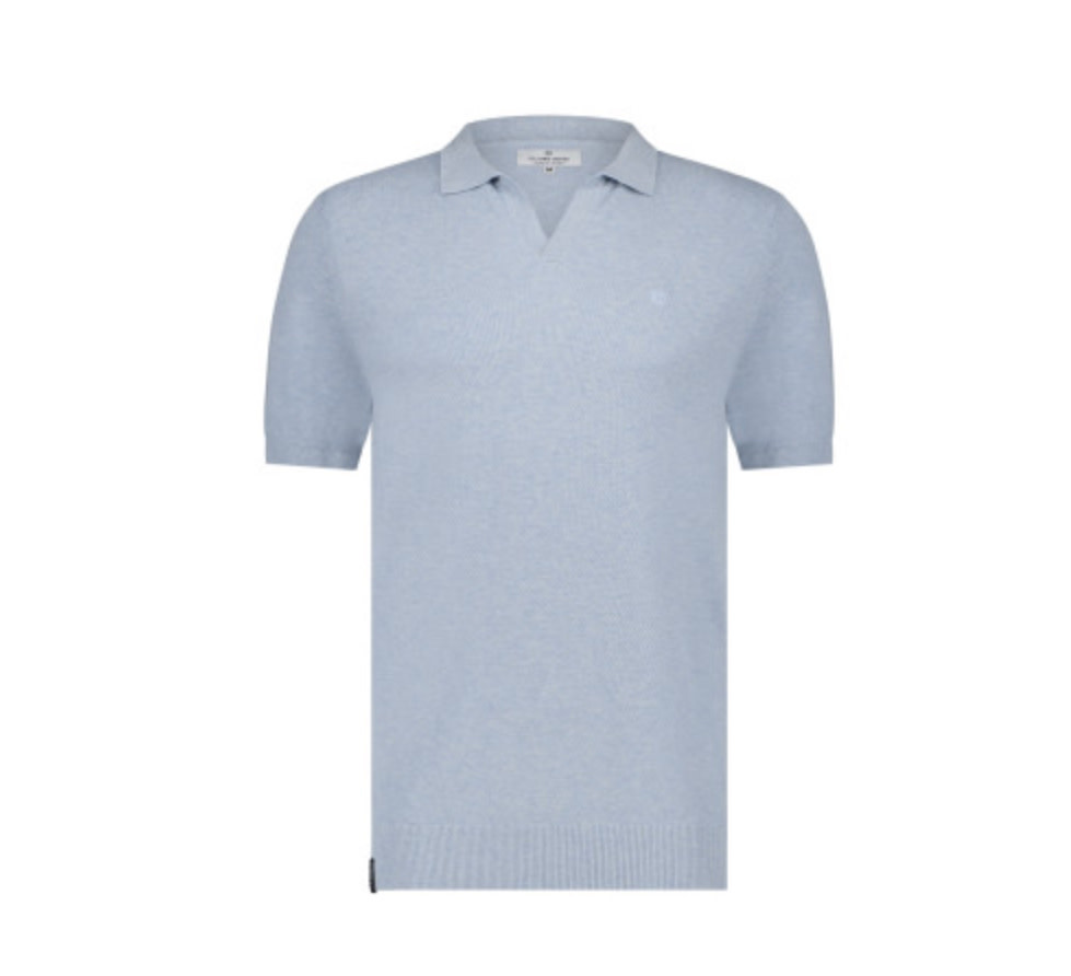 Blue polo sweater discount