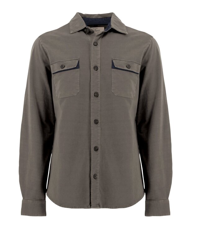 Classic Fit Major Brown Sprague Overshirt