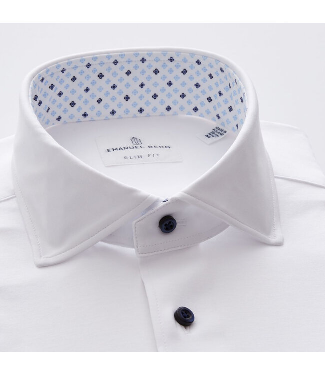 Modern Fit White 4 Flex Shirt