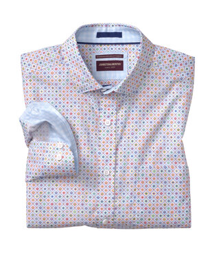 JOHNSTON & MURPHY Classic Fit Multi Print Shirt