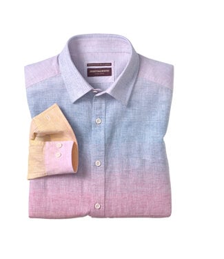 JOHNSTON & MURPHY Classic Fit Faded Coloured Shirt