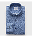 EMANUEL BERG Modern Fit Blue Floral Shirt