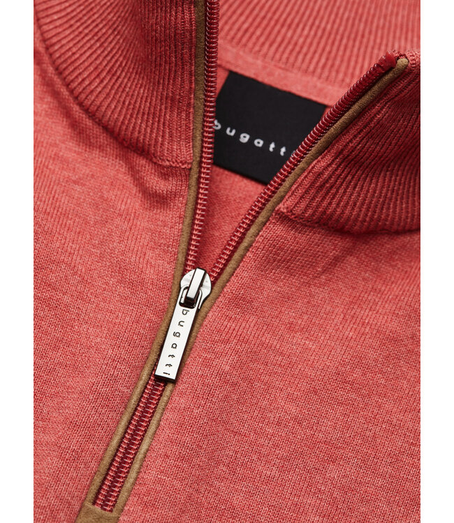 Light Red 1/4 Zip Sweater