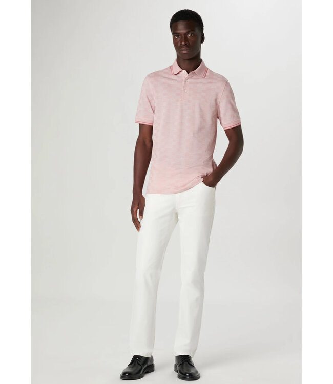 Dusty Pink Checkerboard Polo