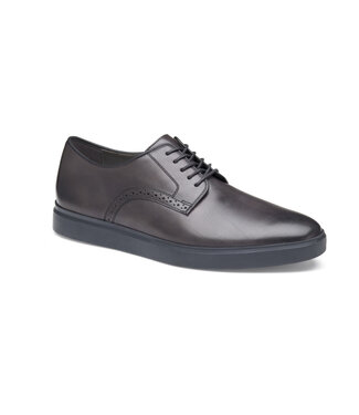 JOHNSTON & MURPHY Black Hand-Stained Brody Shoes