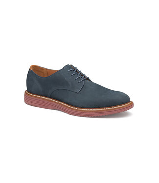 JOHNSTON & MURPHY Navy Nubuck Upton Shoes