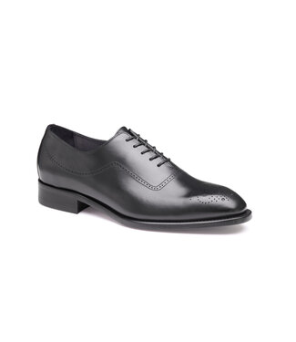JOHNSTON & MURPHY Black Toe Medallion Ellsworth Shoes
