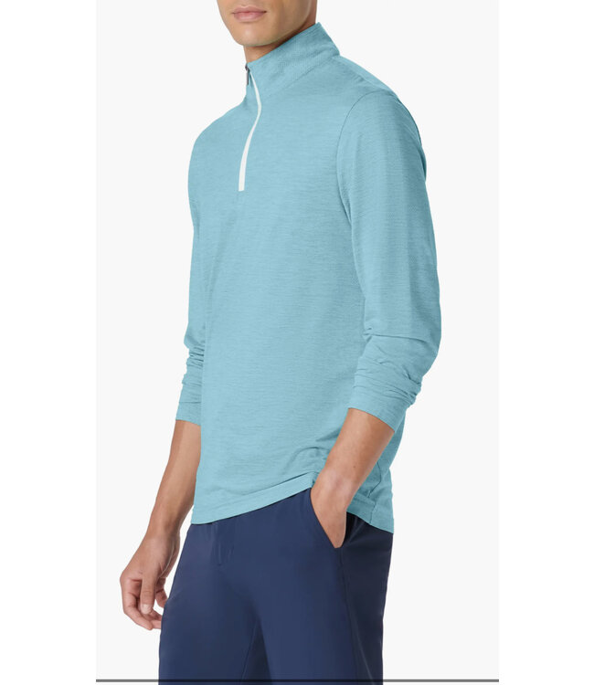 Aqua Pattern 1/4 Zip