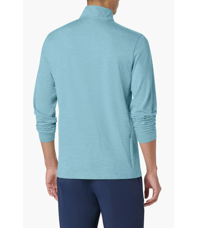 Aqua Pattern 1/4 Zip